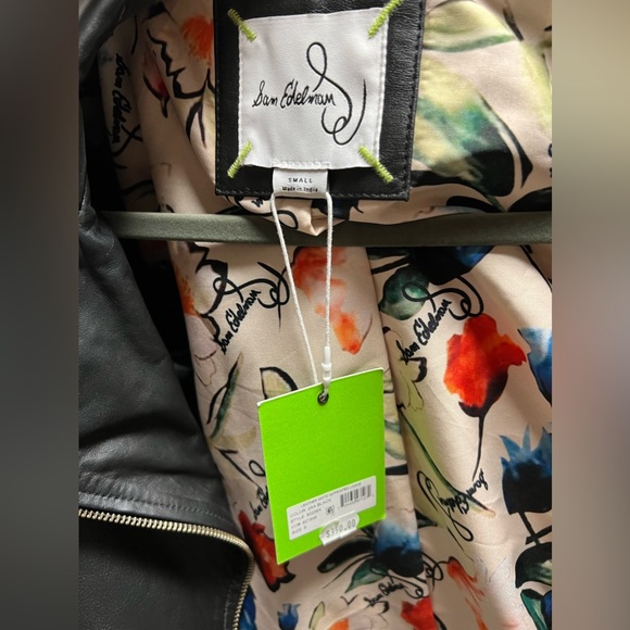 NWT Sam Edelman Leather Moto Jacket (Small) - Picture 6 of 7